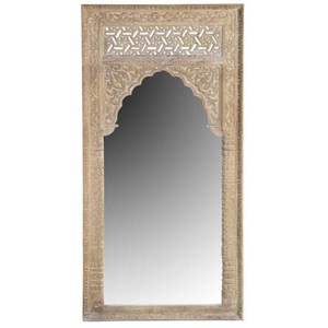 Miroir pleine longueur arqué de luxe pour la décoration de chambre à coucher, bordure élégante faite à la main avec un style intemporel inspiré des palais - Product Image 2