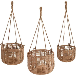 Hand-Woven Jute Macrame Plant Hanger Modern Decorative Hanging Planter <b>Basket</b> <b>for</b> Indoor & Outdoor Plants <b>Flower</b> Pot Holder - Product Image 4