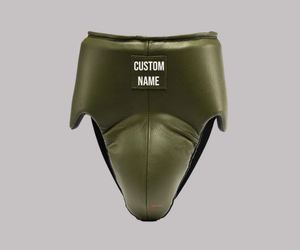 HOMIZON ENTERPRISES Factory Price Professional Custom Men's Boxing <b>Groin</b> Protector Genuine Cowhide Leather EVA <b>MMA</b> Muay Thai - Product Image 1