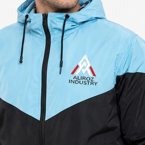 High Quality <b>Men</b> Windbreaker <b>Jacket</b> Designed With Lightweight Fabric For Travel <b>Running</b> Hiking And Daily Activities - Product Image 4