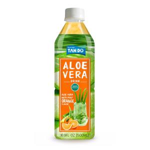Jus de fruits aromatisé Tan Do Aloe Vera 500ml en bouteille PET, 100% pur, faible en gras, saveur Ananas/Fruit de la Passion/Mangue/Noix de Coco, 10 Brix, à bien secouer - Product Image 3