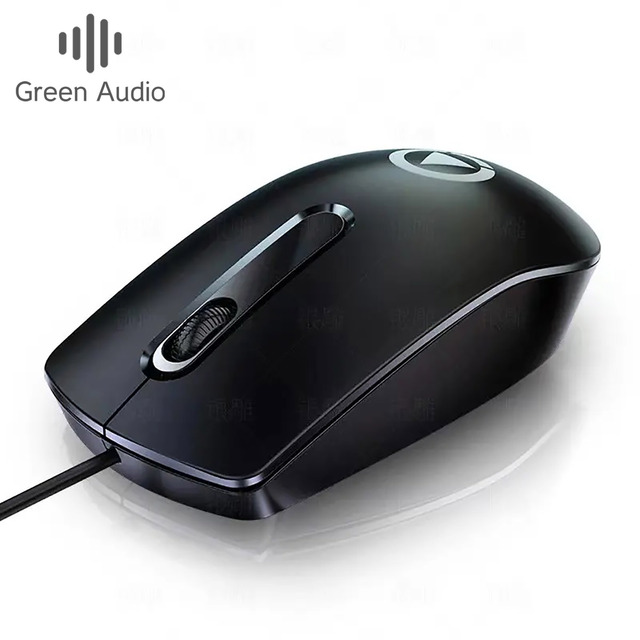 GAZ-M07 Ultra-Thin Mini Ergonomic 1200DPI Optical Wired Mouse for Office Gaming