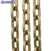 Cadena de Transmisión Soldada de Zinc Galvanizado DIN5685, Acero al Carbono, Eslabones Cortos/Medianos, Comercial/Industrial, 8MM