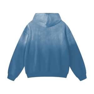 Sudadera con Capucha Azul Extra Grande Personalizada para Hombre y Mujer, Sudadera con Capucha de Felpa de Algodón Premium, Fabricante de Sudaderas Lisas de Estilo Urbano - Product Image 3