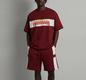 เสื้อยืดคอกลมผ้าฝ้ายถัก 100% ระบายอากาศได้ดีสำหรับผู้ชาย สไตล์ HIGH STREET สำหรับฤดูร้อน - Product Image 4