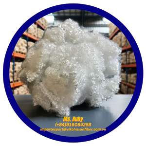 Fibras Discontinuas RPET 100% Recicladas 7D HCS Blancas Grado Reciclable Huecas Conjugadas Siliconizadas PSF para Cojines y Almohadas Textiles del Hogar - Product Image 4