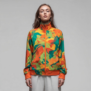 Women Cropped Sublimation Training <b>Jacket</b> Women <b>Workout</b> Fitness <b>Jackets</b> Ladies Stand Collar Crop Sports <b>Jackets</b> Women's - Product Image 6