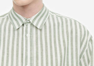 Men Summer Dress <b>Shirts</b> Ultra Soft Lightweight <b>Long</b> Sleeve Cotton Satin Casual <b>Beach</b> <b>Shirt</b> Custom Logo Casual <b>Shirt</b> - Product Image 2