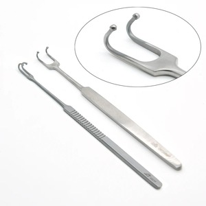 Juego de instrumentos quirúrgicos para párpado doble: Gancho, Retractor, Herramienta quirúrgica plástica, Punta afilada, Punta de bola roma, Herramienta de extracción de bolsas oculares de doble garra - Product Image 1