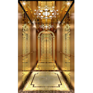 <span class=keywords><strong>Ascensor</strong></span> de pasajeros <span class=keywords><strong>o</strong></span> <span class=keywords><strong>elevador</strong></span> doméstico para villa, con capacidad de 450-800 kg, 10 paradas, acabado dorado <span class=keywords><strong>o</strong></span> titanio y espejo grabado. - Product Image 2