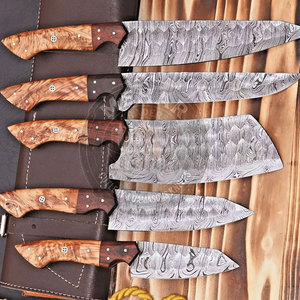 Hot Sale Oem Service Damascus <b>Kitchen</b> <b>Knife</b> Set <b>Kitchen</b> Accessories Damascus <b>Kitchen</b> <b>Knife</b> Set - Product Image 2