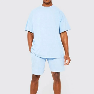 Wholesale Custom Logo High Quality Heavy Weight <b>Box</b> Fit <b>Drop</b> Shoulder Oversized Cropped Boxy T Shirts for Men's - Product Image 4