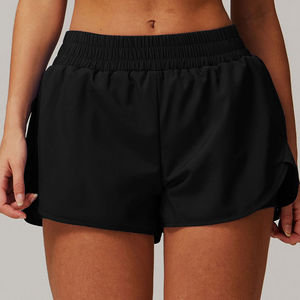 Wholesale Price High Waist Satin Shorts <b>Men</b> Casual Breathable Elastic Waist Short Shorts Solid Color Woven Fabric - Product Image 1
