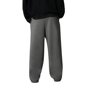 Nouveau style Hiver Pantalon de jogging en molleton tricoté mi-lourd pour homme, en coton, personnalisé, décontracté, unisexe, imprimé, coupe ample - Product Image 5