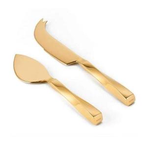 Sleek Brass <b>Cheese</b> <b>Knife</b> <b>Set</b> &Dessert <b>Knife</b> <b>Set</b> Modern Flatware For Stylish Serving Charcuterie Board Elegant <b>Cheese</b> Cutlery <b>Set</b> - Product Image 2