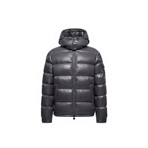 Nouvelle veste matelassée en duvet de coton pour homme, chaude pour l'hiver, à capuche, épaisse, avec logo personnalisé, fabricant OEM, ODM - Product Image 1