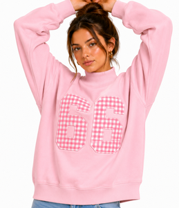 Conjunto de Sudadera con Capucha y Pantalones Cortos para Mujer, con Logotipo Personalizado, Cuello Alto, Apliques de Letras Griegas, Bordado, Algodón, Talla Grande - Product Image 5