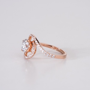 Anillo de Oro de 14K de Primera Calidad con Esmeralda Creada en Laboratorio, Anillo de Compromiso Unisex, Anillo de Boda, Joyería Fina, Estilo Moderno - Product Image 5