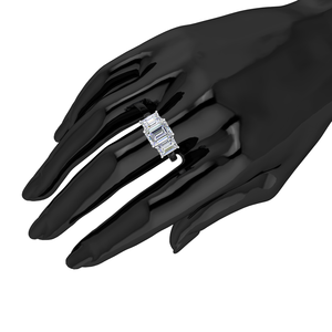 Divya Creations – Diamant de luxe 5 carats de taille brillante, cultivé en laboratoire, en argent 925, certifié IGI, plaqué rhodium, taille personnalisée - Product Image 2