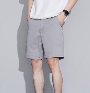 Shorts en jean pour homme, extensibles, tendance, couleur unie, polyvalents, à la mode, shorts en jean de petite taille pour l'été - Product Image 4