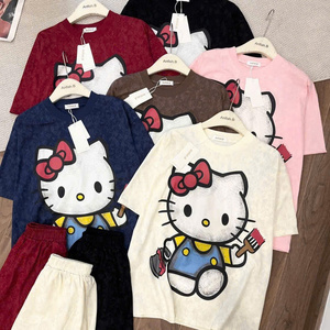 ชุดเสื้อผ้าผู้หญิงสองชิ้นสำหรับฤดูร้อน สไตล์ลำลอง ผ้าฝ้ายเนื้อนุ่ม เป็นมิตรกับสิ่งแวดล้อม ซักได้ สวมใส่สบาย แฟชั่นธรรมชาติ รับสั่งทำ - Product Image 6