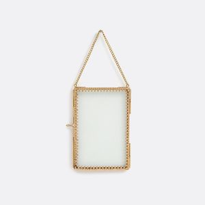 Home Decor Glass & Metal <b>Designing</b> Hanging Photo <b>Frame</b> for <b>Wall</b> Decoration, with 2 Sides Glass Customized Decorative <b>Frame</b> - Product Image 1