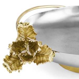 Bol à fruits en aluminium, centre de table moderne, luxe décoratif, or, écologique, durable, 2026 Saleem International - Product Image 2