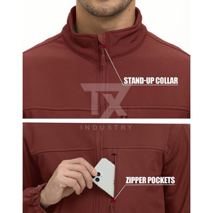 Chaquetas de Senderismo Impermeables para Hombre, de Lona y Softshell, con Cuello Alto, Color y Logotipo Personalizados, con Capucha, Hechas en Pakistán - Product Image 6