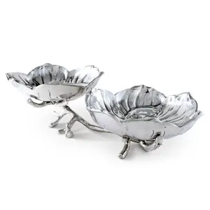 Cuenco Decorativo Premium de Metal Martillado para Decoración Interior Elegante y Exhibición de Frutas; Elegante Cuenco de Cerámica Hecho a Mano para - Product Image 5