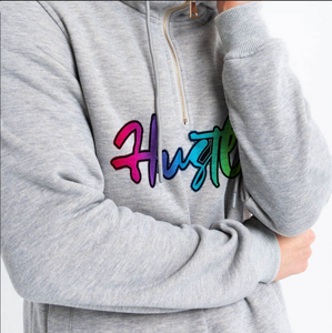 <b>Men's</b> Two Piece Hooded Fleece Tracksuit Gray Cotton Blend Workout <b>Shorts</b> Set Zip Up Sweatshirt Casual Gym Wear - Product Image 3