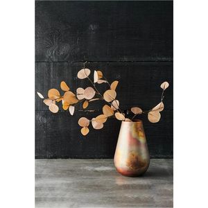 Vase à fleurs en métal moderne de luxe en gros, finition patinée artisanale, centre de table décoratif, décoration de luxe pour salon - Product Image 1