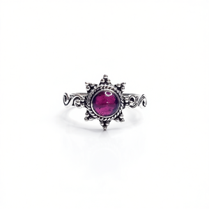 แหวนแฟชั่นพลอยโกเมน (3.8 กรัม) - Product Image 2