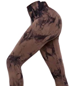 Leggings de sport et de yoga sur mesure pour femme, taille haute, longueur intégrale, en tricot uni, Spandex Nylon, pour la gym et l'extérieur - Product Image 4