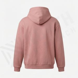 Sweat à capuche pour homme en mélange de coton, coupe basique personnalisable, avec poche, style streetwear, vêtement de sport, usage décontracté, personnalisable - Product Image 2