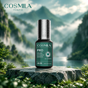 Pegamento para Pestañas COSMILA Pro, Secado en <0.5 Segundos, Duración de 8 Semanas, Importado de Japón, Amplio Rango de Humedad, Secado Rápido, Resistente al Agua y al Aceite, Cruelty Free, Botella Negra - Product Image 1