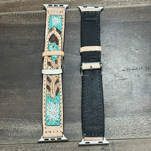 Bracelets de montre en cuir confortables au design classique, faits à la main, avec boucle à ardillon à dégagement rapide, en cuir de vache, bracelet de montre de remplacement - Product Image 6