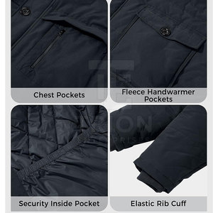 Chaqueta Parka de Hombre de Primera Calidad, Chaqueta Larga, Chaqueta Parka de Hombre para Usar en la Calle, Chaqueta Parka de Hombre con Estilo, Atuendo de Invierno - Product Image 6