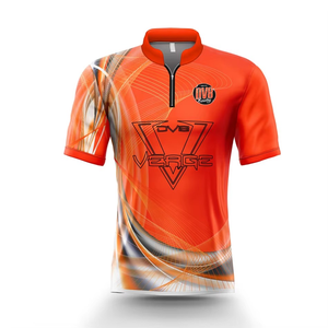 Vêtements de sport actifs, nouveau design, impression par sublimation, 100% polyester, maillot de tir à l'arc pour homme, col à séchage rapide, chasse à l'arc, logo personnalisé - Product Image 6
