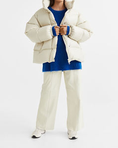 OEM Factory Prices Women's Customized Heated Eco-Friendly <b>Quilted</b> Puffer Coat Jacket Nylon Lining Waterproof Breathable Casual - Product Image 2