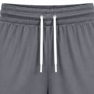 Men Customized Gray Basketball <b>Shorts</b> with <b>White</b> Geometric Side Panels Breathable Mesh Athletic Training <b>Gym</b> Sports <b>Shorts</b> - Product Image 6