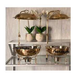 Poignées de chauffe-plats classiques en acier inoxydable pour la restauration en gros, avec couvercle suspendu, taille et logo personnalisables, pour mariages, hôtels et buffets - Product Image 1