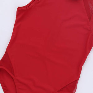 Leotardo de Ballet sin Mangas de Malla Elástica de Alta Calidad con Logotipo Personalizado, Servicio OEM, para Niñas, Adultos, Entrenamiento de Equipo, Gimnasia - Product Image 6