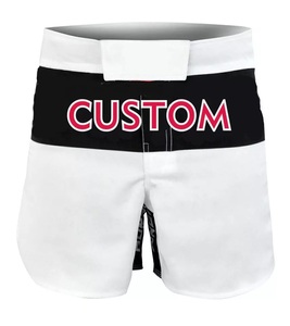 GAF Short de combat extensible uni pour hommes, arts martiaux Muay Thai, MMA, Kick Boxing, vente directe d'usine - Product Image 5