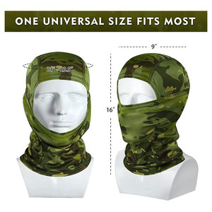 Masque tactique de ski, cagoule intégrale, chapeau de wargame, cagoule solaire respirante, couvre-visage extérieur pour le cyclisme et la randonnée - Product Image 4