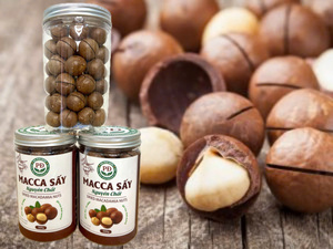 Nueces de Macadamia Secas de Vietnam con Cáscara 500g, Nueces Enteras Crudas para Aperitivos, Paquete para Consumidor - Product Image 1