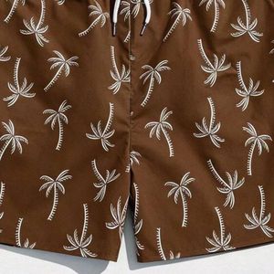 Shorts de Playa Tropicales Personalizados para Hombre, Secado Rápido, Bañadores Casuales de Verano con Cordón Ajustable, OEM ODM Venta al Por Mayor - Product Image 2