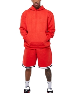 Sweat-shirt à capuche 100 % coton 370g avec fermeture éclair, manches raglan, épaules tombantes, motif imprimé, logo personnalisé ODM - Product Image 2