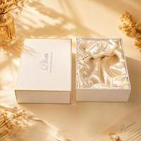 Boîte cadeau rigide rose et blanche de luxe, emballage personnalisé pour la promotion de marques haut de gamme