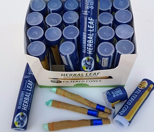 Feuille d'ébène naturelle biologique roulée à la main cônes de feuille d'ébène à combustion lente filtrés et non filtrés Posséder votre marque en vrac approvisionnement d'usine - Product Image 3