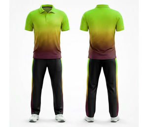 OEM Custom <b>Cricket</b> Uniform with Sublimation Design | Men Women Youth <b>Cricket</b> Wears Polo Shirt and Trouser Full Team - Product Image 5